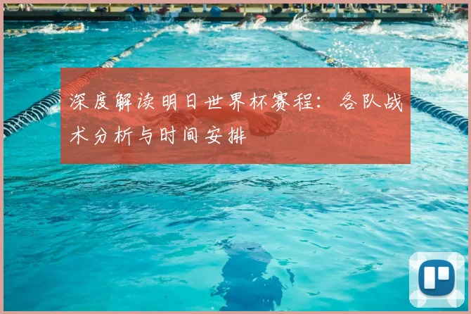 深度解读明日世界杯赛程:各队战术分析与时间安排